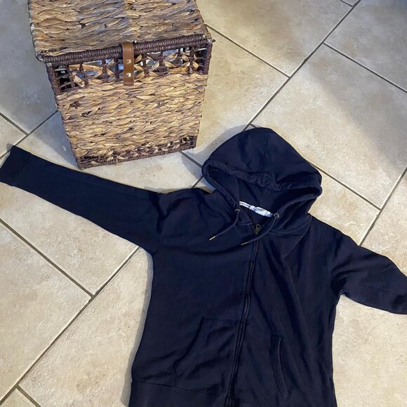 ZARA blue Hoodie with zip - Picture 1 of 5